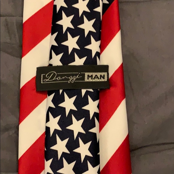 ❤️Dangii Man Fun Patriotic Tie - Picture 3 of 3